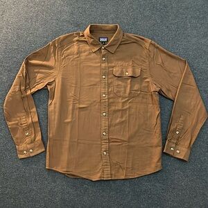 Patagonia Long Sleeve Conversion Fjord Flannel Shirt